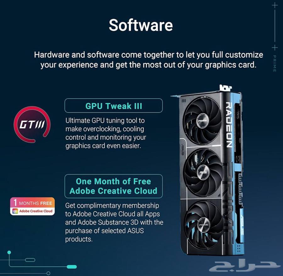 ASUS Prime RadenTM RX9070 XT OC Edition64505761918339111