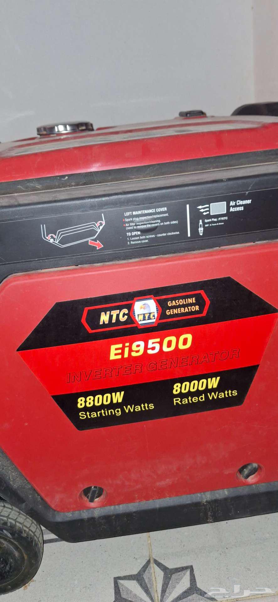 8000-watt Chinese NTC Brand Gasoline Generator, 50-liter, in Good Condition64553370297218114