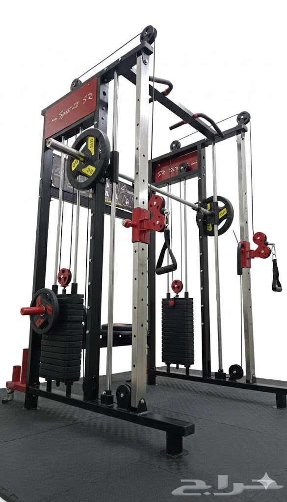 Multi gym smith machine and cross cable squat rack pull up64512037101954110