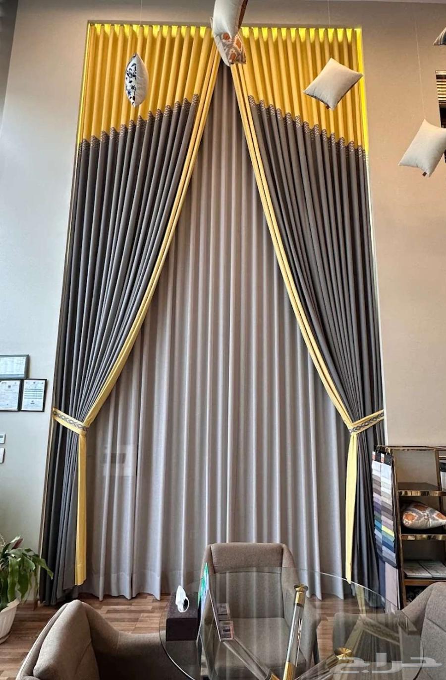 ستائر أمريكي ورول بلاك اوت وصن سكربن وخشبيه ومعدنيه64205590753539114