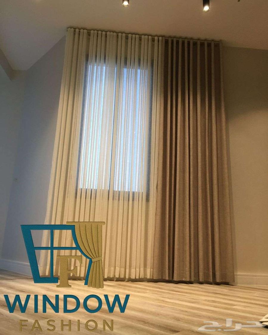 Wavy curtains, detailed and available installation with the finest fabrics in Riyadh64206426949633111