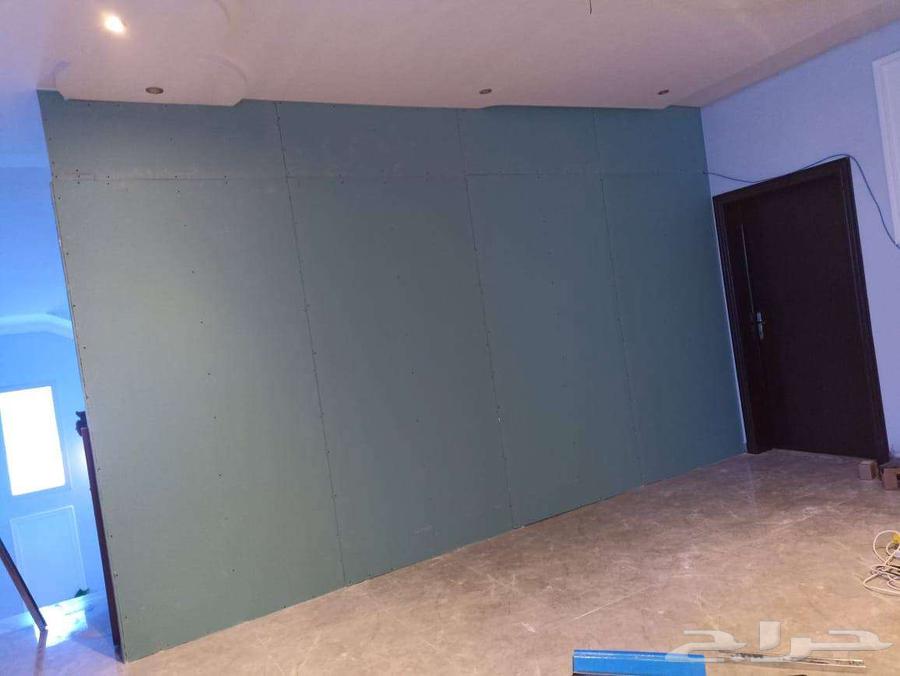 معلم جبس سمنت بورد وديكورات الاسقف والجدران64244834205699113