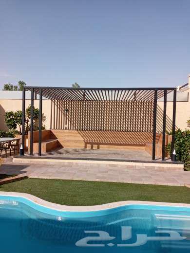 مظلات مسابح في الرياض تغطية مسابح سحب متحركة اوكهربائية64212866429442113