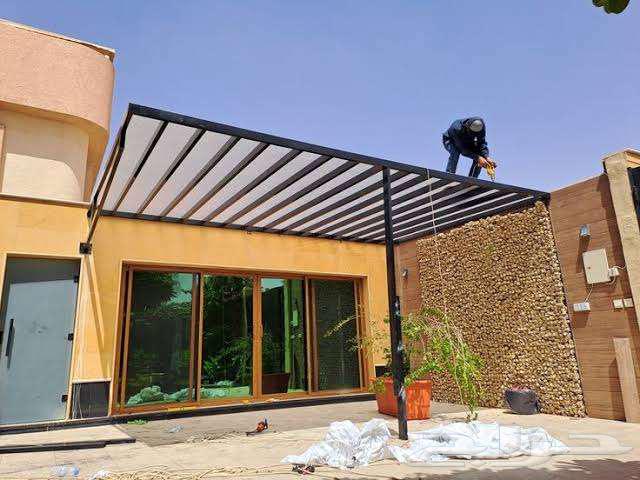 حداد لكسان برجولات مظلات سواتر سندويش بنل64213914798209110