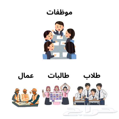 خدمة نقل الموظفات والطلاب والطالبات والعمال داخل جدة64229384182402111