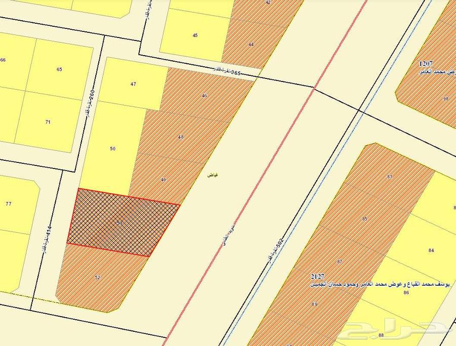 اراضي للبيع ( طريق مريفق )64225263355779111