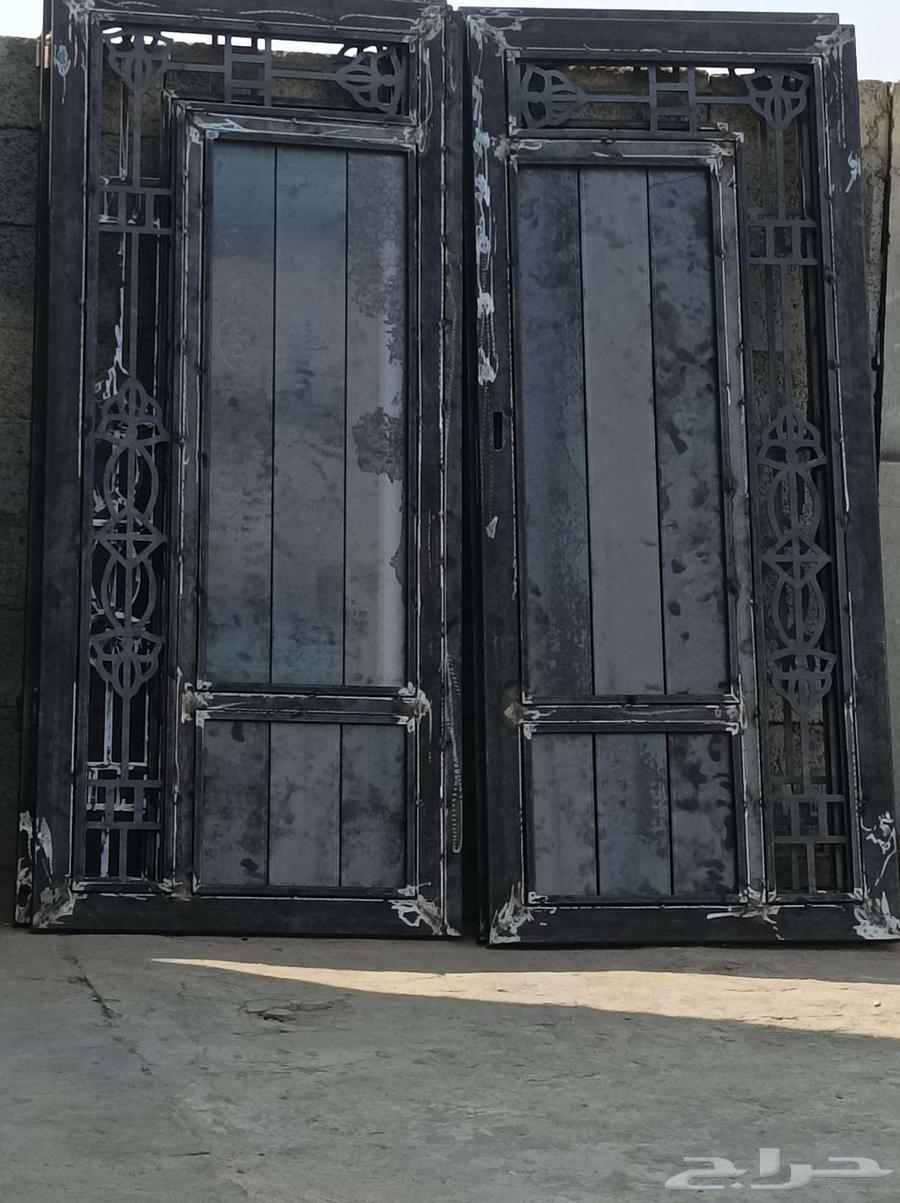 باب حديد شبابيك درابزين حديد شبابيك المينيوم واستيل دربزين64249938651651114
