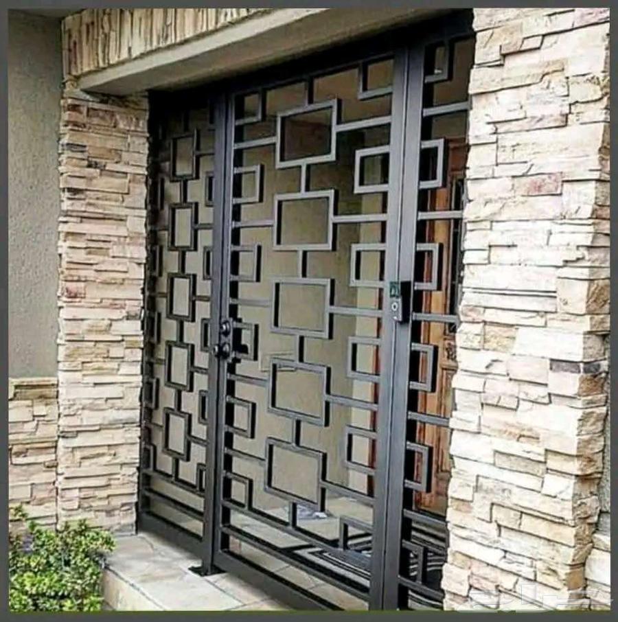 باب حديد شبابيك درابزين حديد شبابيك المينيوم واستيل دربزين64249938651651112