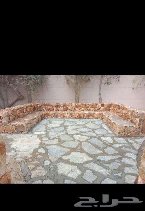 بنيان حجر بجميع انواعه صغير كبير وقوايم جدرانات وعطاف وربراب64403361821314111