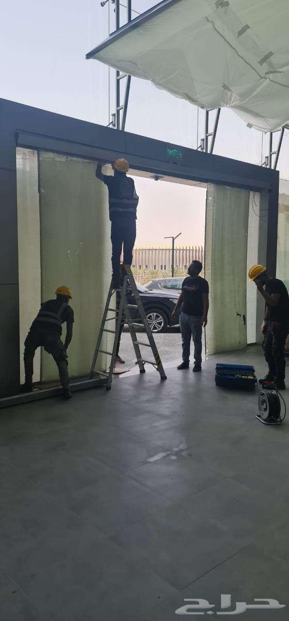 معلم زجاج سكريت واجهات درابزينات قواطع مكاتب شاورات64423053861121112