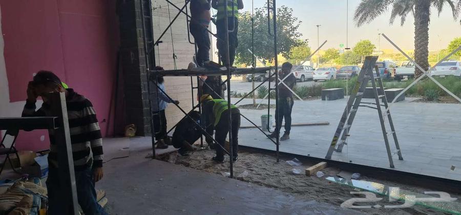 معلم زجاج سكريت واجهات درابزينات قواطع مكاتب شاورات64423053861121110