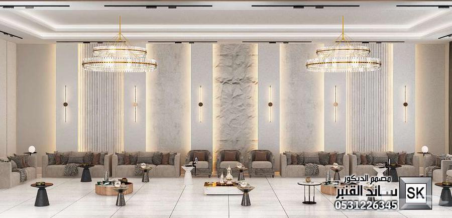 Design and finishing of luxurious reception lounges in Riyadh64501684036225111