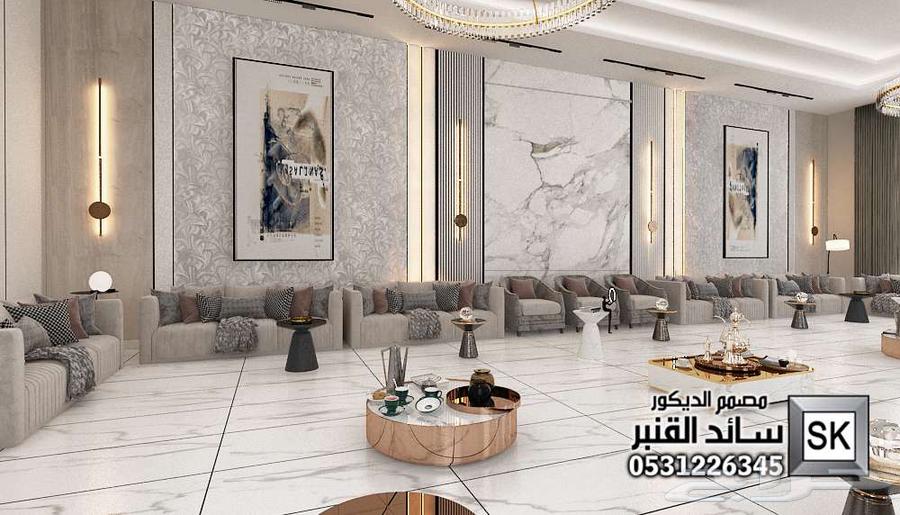Design and finishing of luxurious reception lounges in Riyadh64501684036225112