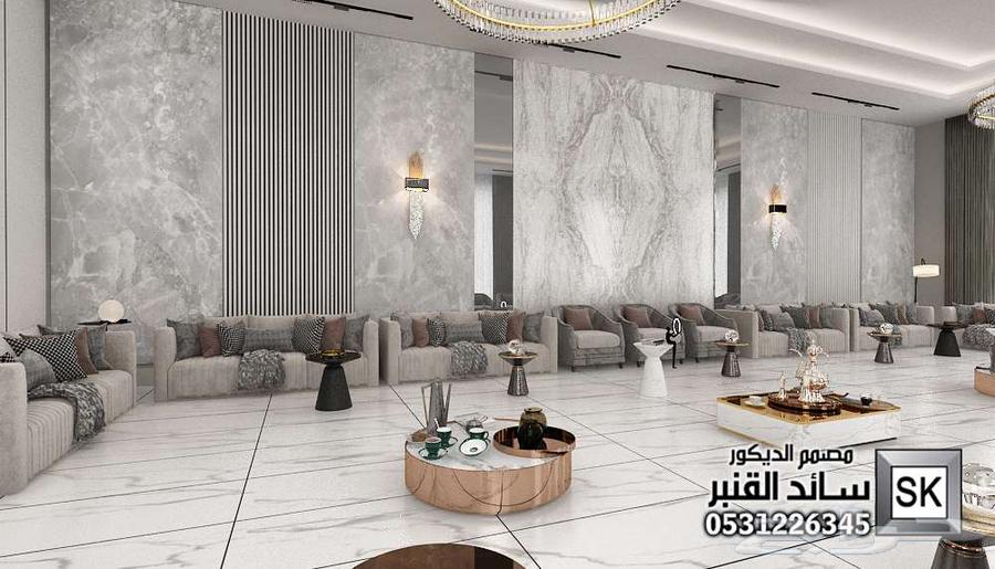 Design and finishing of luxurious reception lounges in Riyadh64501684036225110