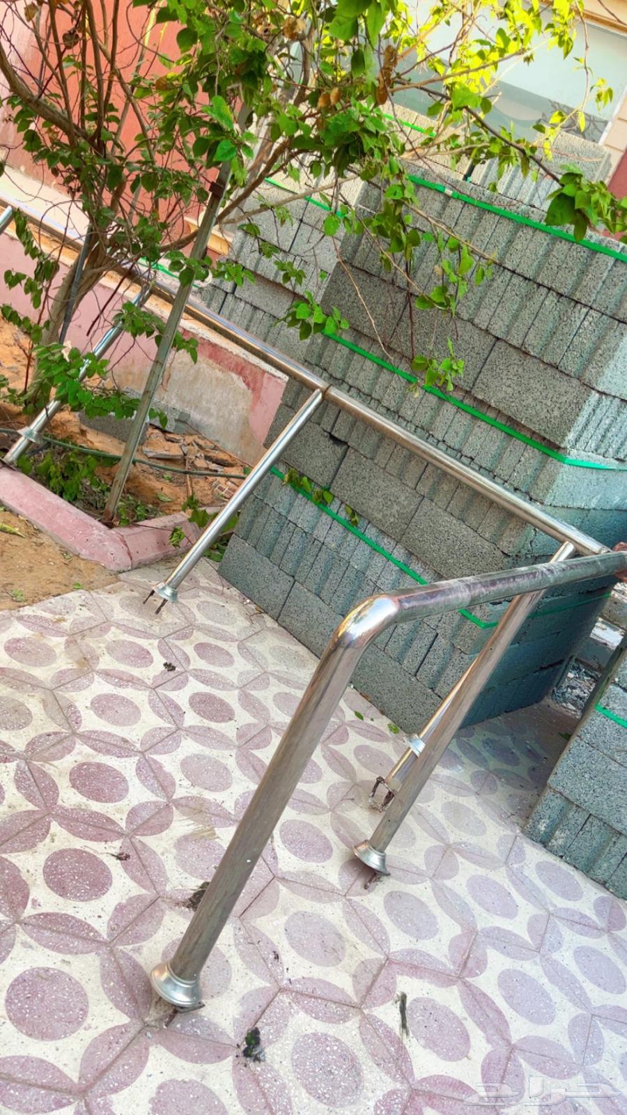 للبيع حاجز استيل قوي جدا جدا  فضي لامع مسبح حوش درج64506412642690112