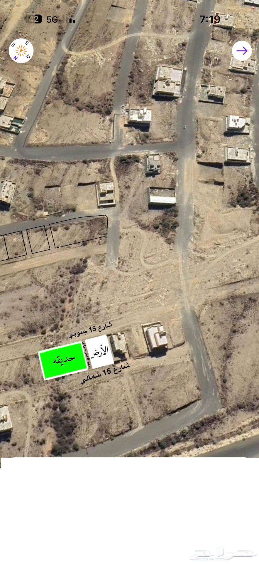 أرض للبيع أبها شامية ال عاصم 3 واجهات ب 340 الف64613412033409111