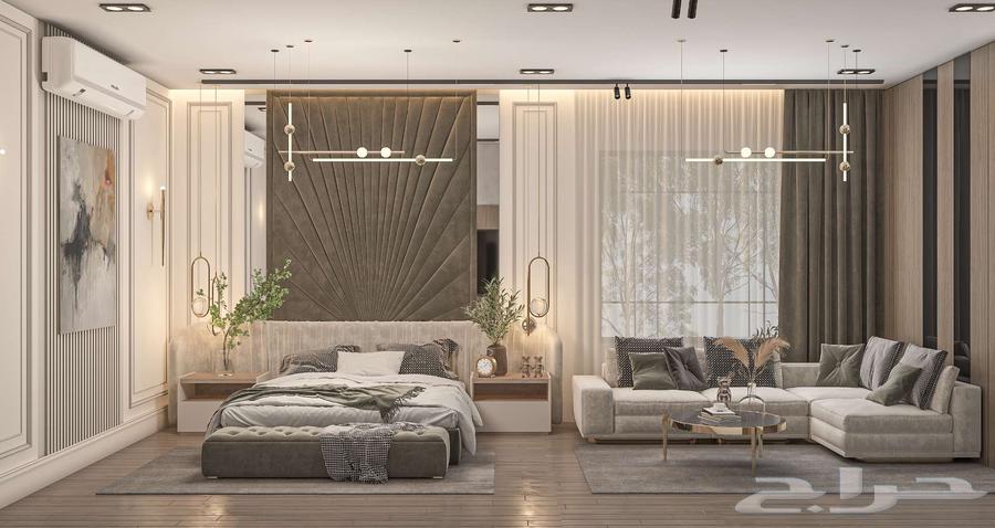 مهندس تصميم داخلي و خارجي - غرفه نوم رئيسيه64618993638147110